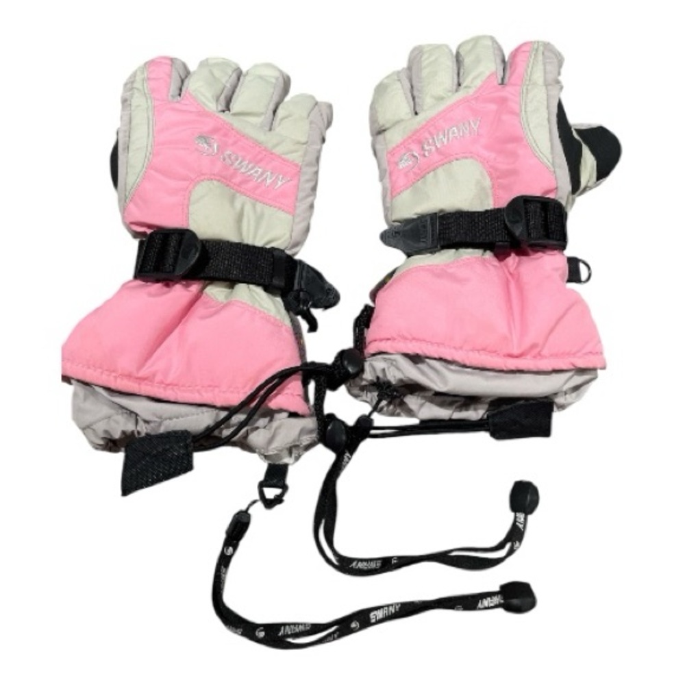 Swany  Biplex Pink and Gray Winter Gloves